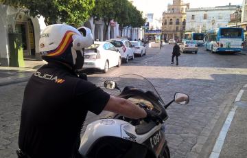 Patrulla seguridad ciudadana en Jerez