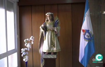 Obra del imaginero gaditano Luis González Rey representa el momento en que la Virgen es presentada en el templo