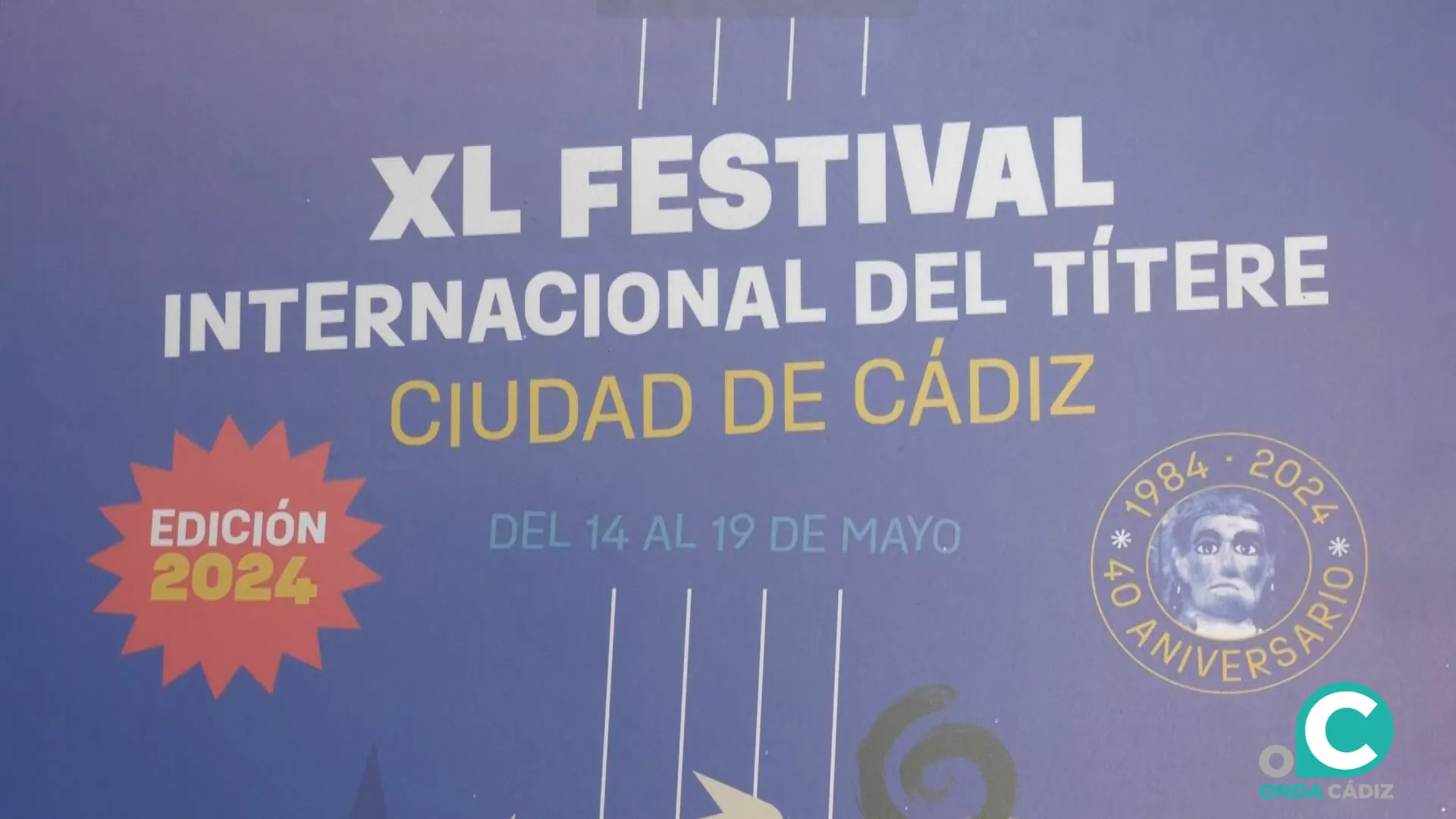 Cartel que ilustra la nueva edición del Festival Internacional de Títeres. 