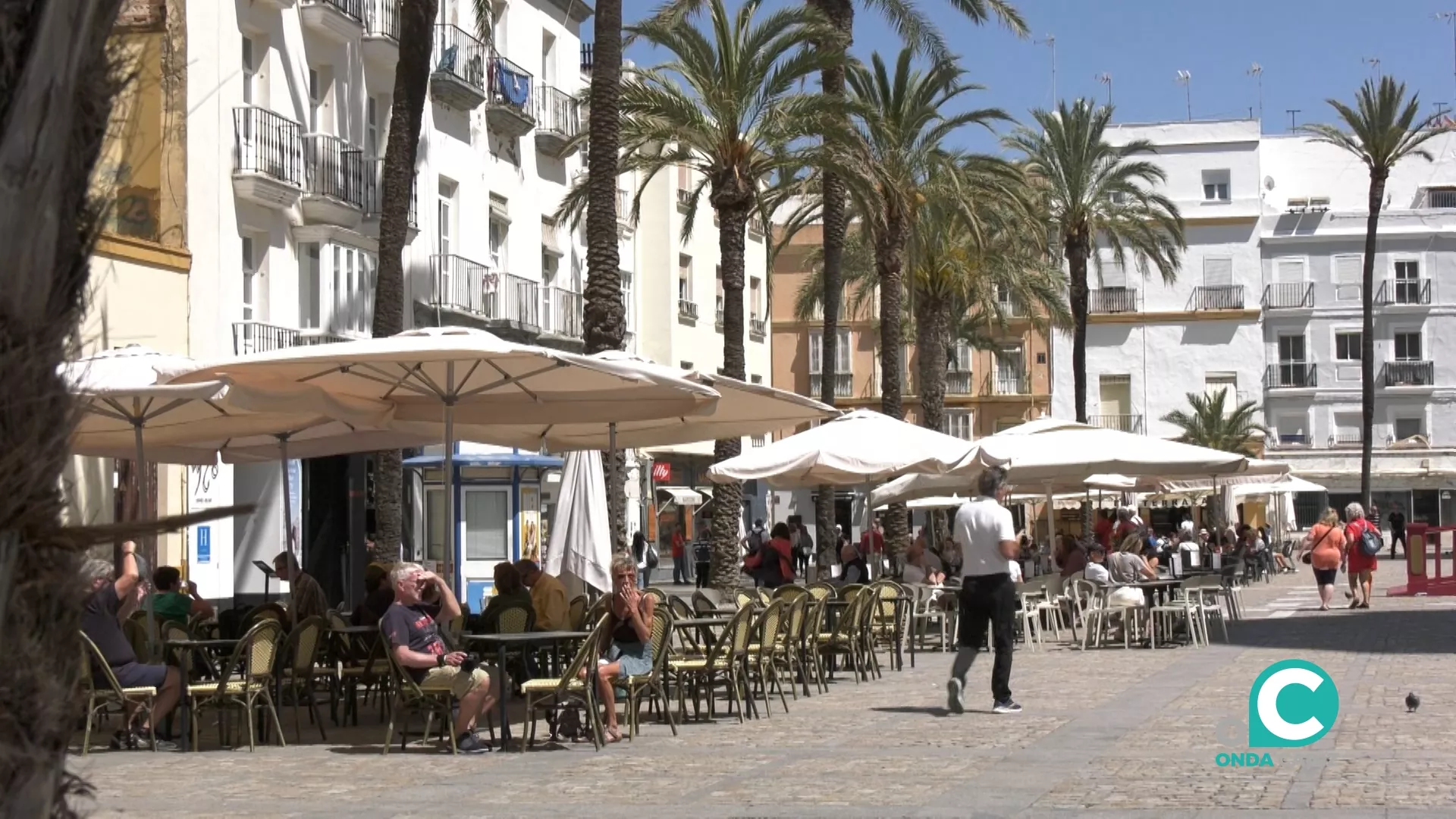 Los hoteles de Cádiz alcanzan casi el lleno en jornadas como la del sábado. 