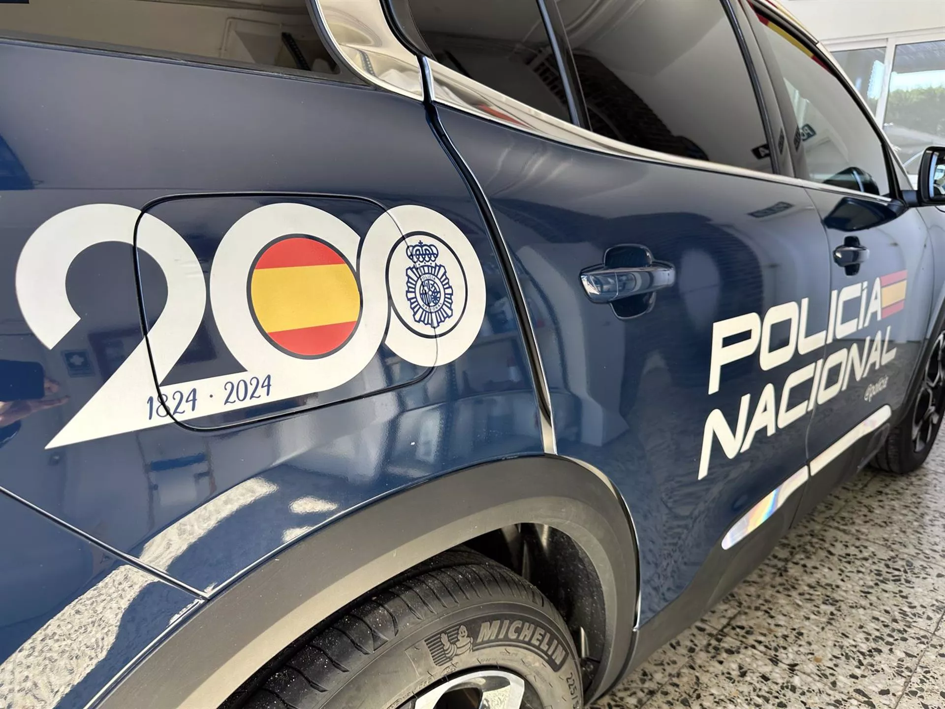 Vehículo de la policia nacional en una imagen de archivo