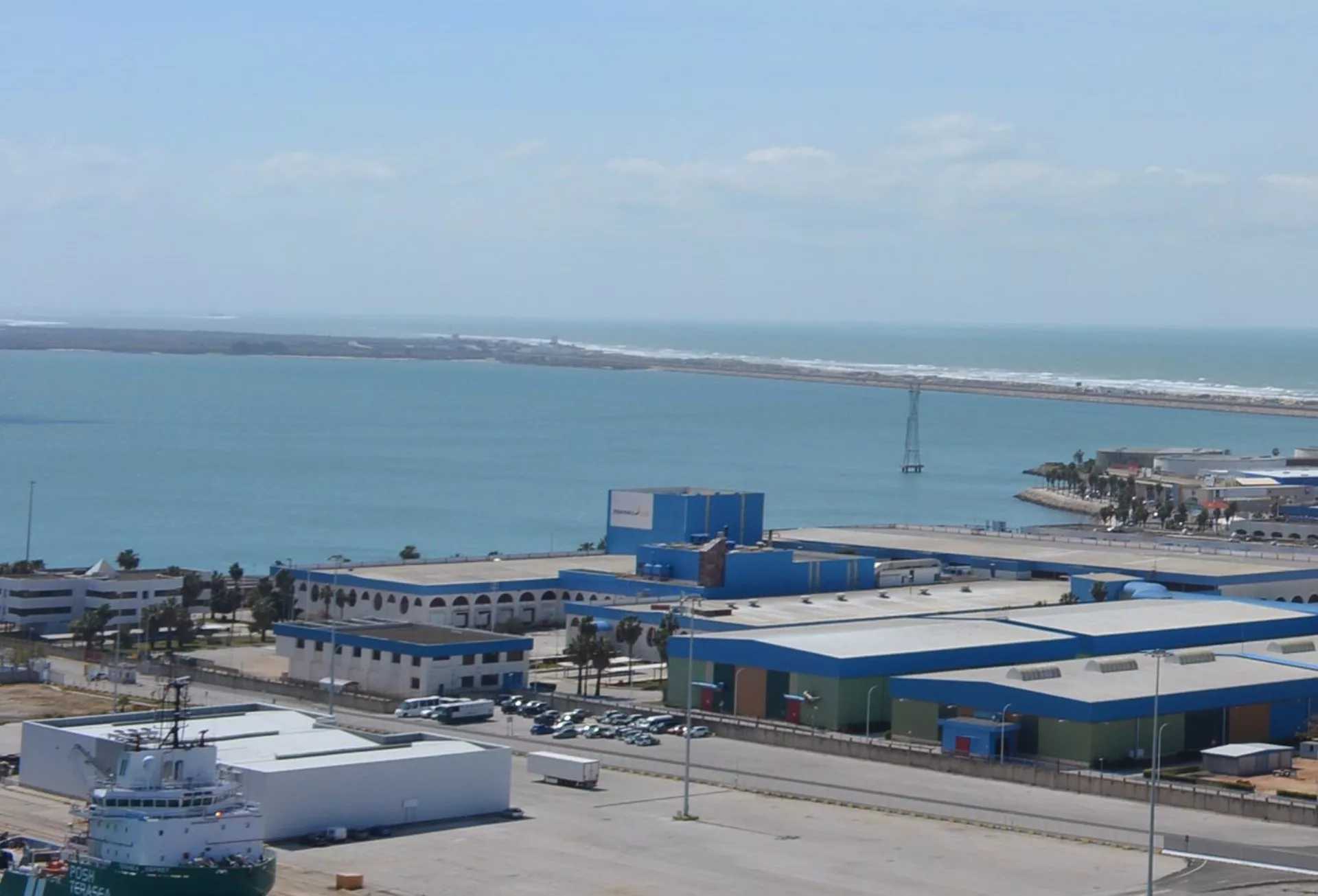 Vista aérea de los terrenos de Altadis en Cádiz