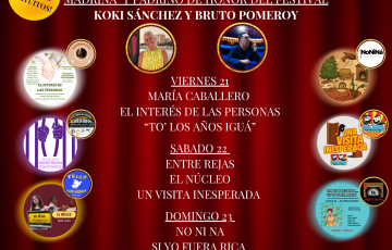 I festival benéfico de teatro con amigas al sur