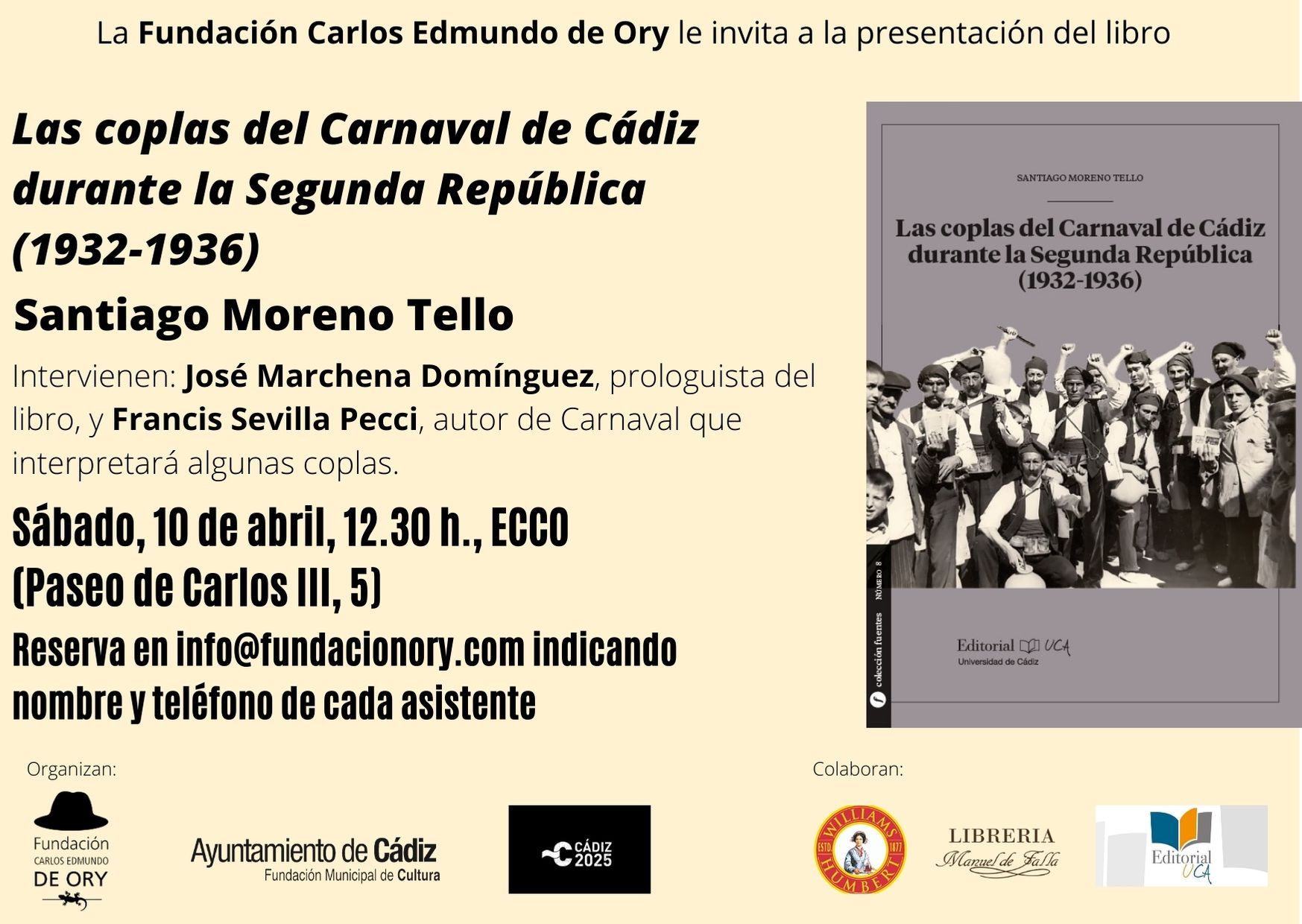 Las coplas del carnaval de cádiz durante la segunda república (1932 - 1936)