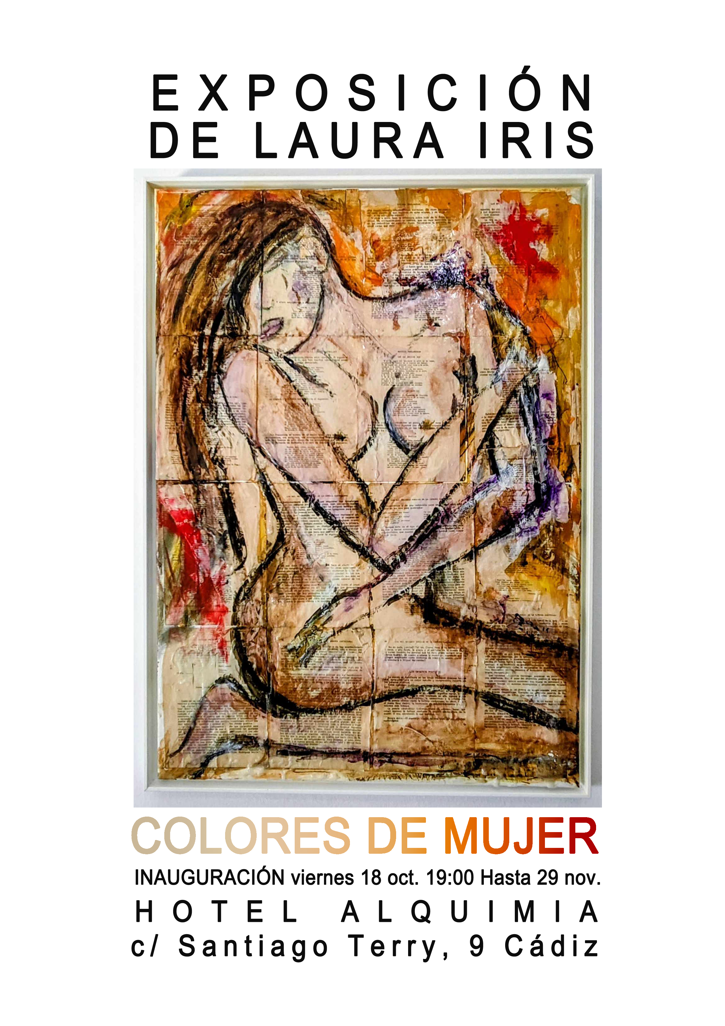 Exposición de laura iris "colores de mujer"