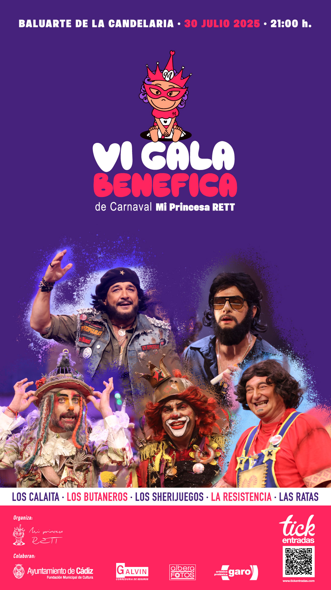 Vi gala benéfica de carnaval mi princesa rett