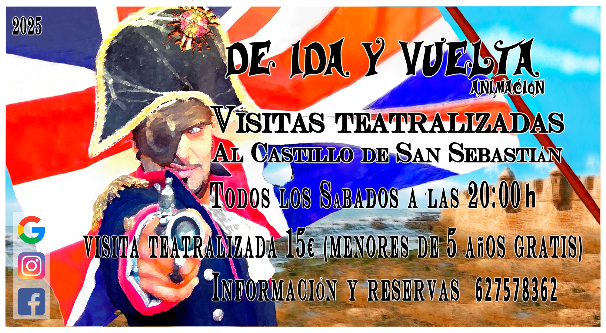 Visitas teatralizadas al castillo de san sebastián