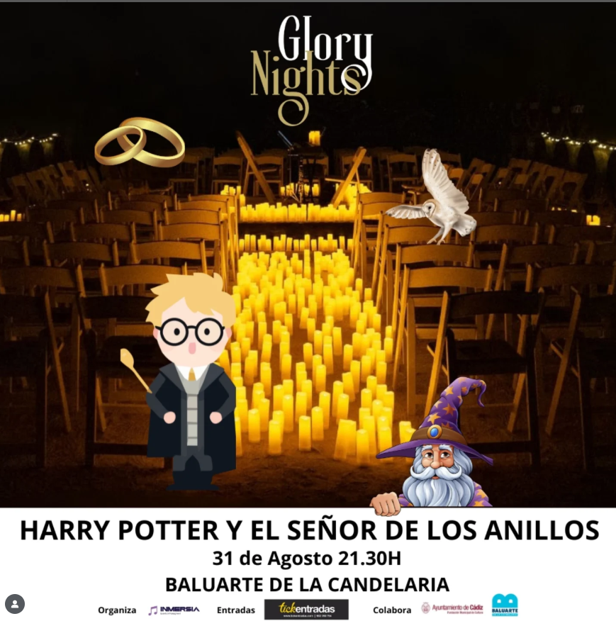 Glory nights concerts: harry potter y el señor de los anillos