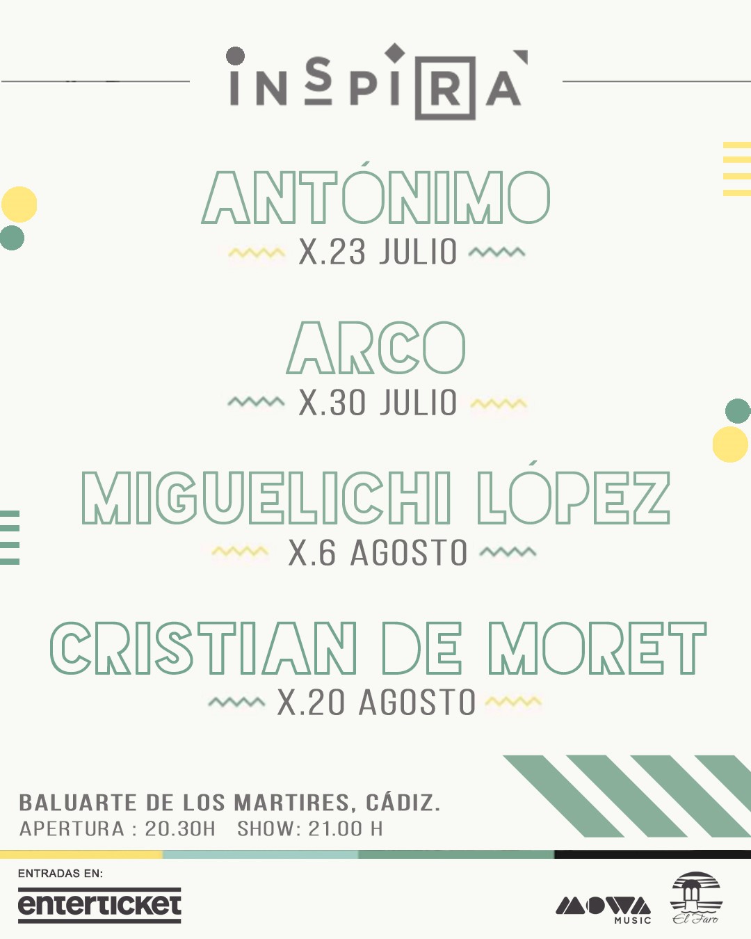 Conciertos "inspira" cádiz 