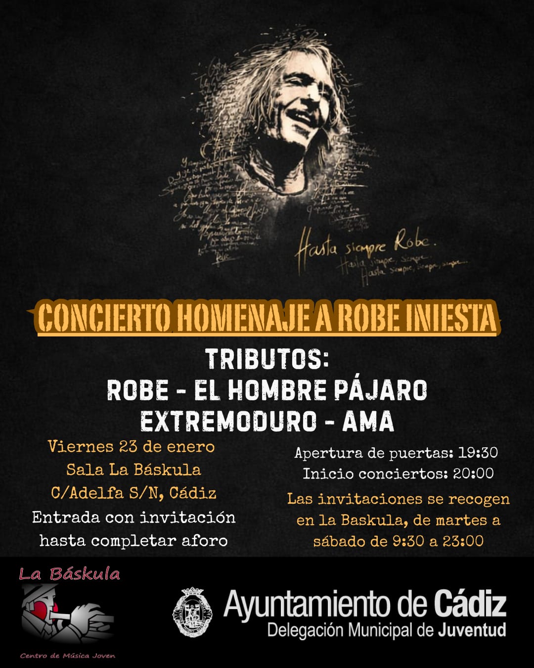 Concierto homenaje a robe iniesta