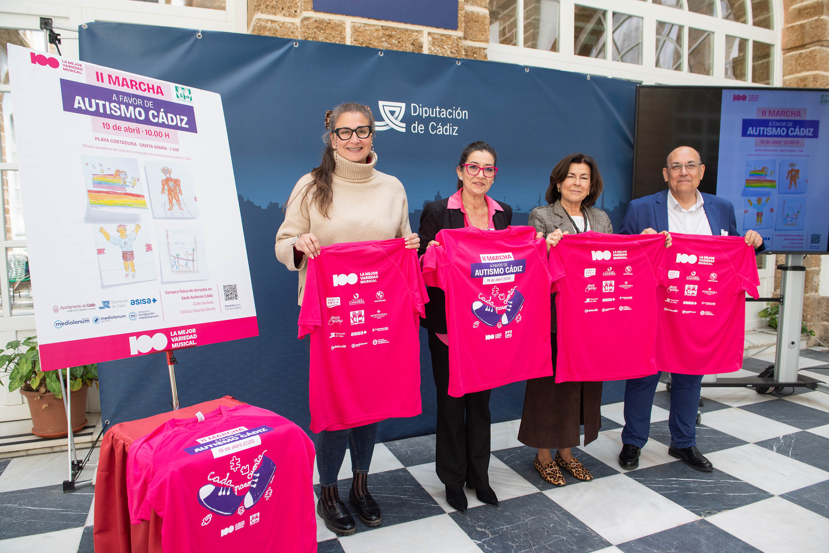 Ii marcha solidaria de autismo cádiz