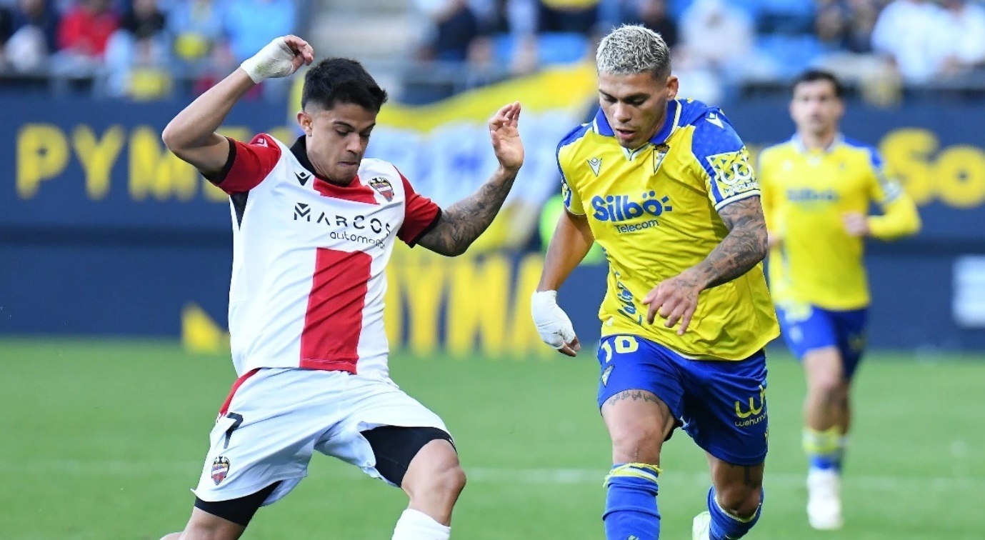 El Cádiz CF empata contra el Levante y ya solo aspira a luchar por la ...