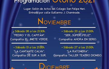 Noches de teatro. programación otoño
