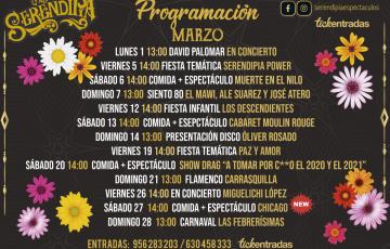 Programación marzo sala serendipia