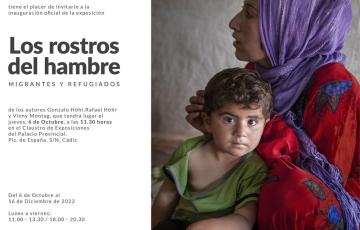 "los rostros del hambre. migrantes y refugiados"