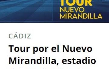 Tour por el nuevo mirandilla, estadio del cádiz club de fútbol