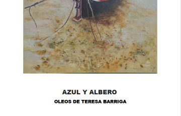 "azul y albero". óleos de teresa barriga