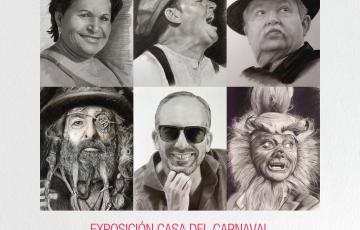 "el carnaval de cádiz a lápiz" retratos de irene vélez