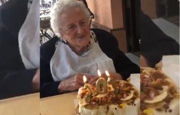 Eloísa Morales a sus 101 años.