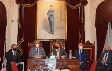 Gabriel Campos, José Almenara, Paco Cano, Antonio ares y Juan Antonio Repetto.