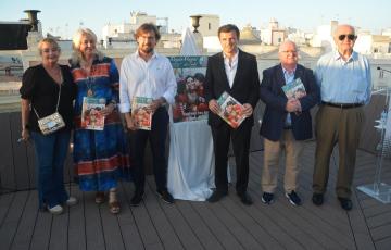 Carmen Izquierdo, Mercedes Colombo, Manolo Navarro, el alcalde de Cádiz Bruno García León, Carlos Medina y Antonio Sainz.