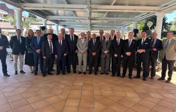  Miembros del Cuerpo Consular de la provinciae Cádiz  durante la celebración.