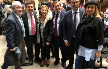 noticias cadiz Irene Garcia en la FEMP con presidentes de Diputaciones.jpg