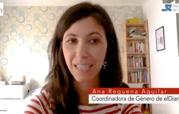 La periodista Ana Requena en el coloquio