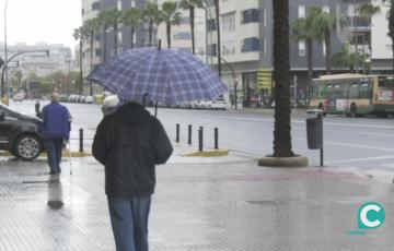 Las lluvia en la capital ha sido la protagonista durante el fin de semana