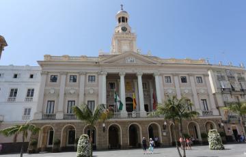 Una imagen de la fachada del ayuntamiento de la ciudad