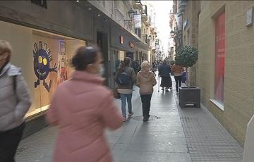 Imagen de una calle comercial del centro