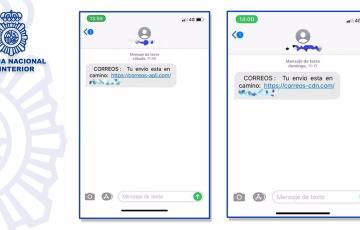 El ciberataque se produce por SMS