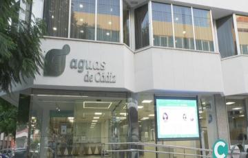 Fachada de la empresa municipal Aguas de Cádiz