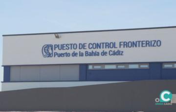 Fachada del nuevo Puesto de Control Fronterizo del puerto de Cádiz