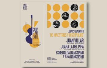 Cartel de la  última sesión de Cádiz Flamenco 