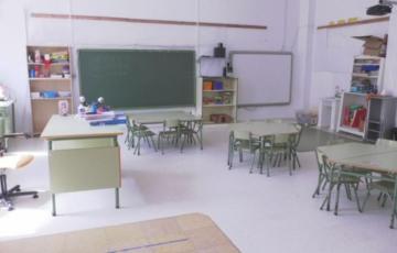 Imagen de una clase de un centro educativo de Cádiz 