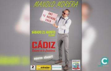 Cartel del nuevo espectáculo de Manuel Morera 'Ahí te quedas 2020' 