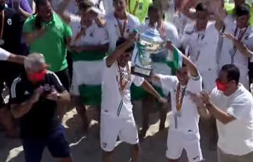 La selección andaluza juvenil de fútbol playa consigue el título nacional ante Cantabria
