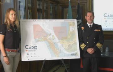 El Instituto Hidrográfico presenta la Carta Conmemorativa de la Armada con motivo de la Sail GP