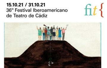 Cartel anunciador del 36º FIT de Cádiz