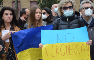Cádiz se solidariza con el pueblo ucranio.