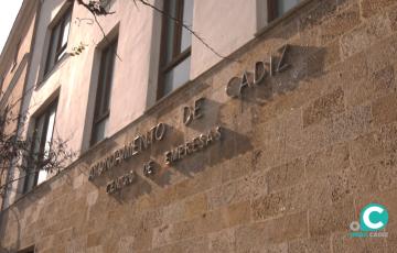 La fachada del Instituto de Fomento, Empleo y Formación