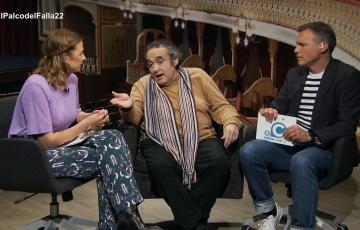 Mirian y Enrique entrevistan a "el Noly" en uno de los programas 
