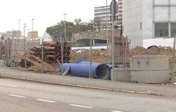 A un mes de la finalización de las obras de Aguas de Cádiz en la avenida de Astilleros 