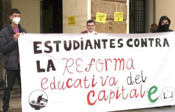 Huelga estudiantil contra la reforma educativa del Gobierno 