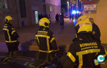 Actuación de los bomberos