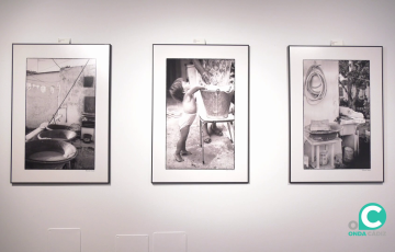 Tres fotografías de la muestra.