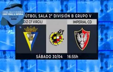 Sigue en directo el partido del Cádiz CF Virgili con el Imperial.