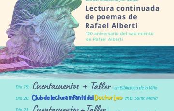 La Red de Bibliotecas Municipales celebra la Semana del Libro, dedicada este año a Rafael Alberti