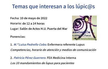 La mesa redonda se celebrará en el Hospital Puerta del Mar el próximo 10 de mayo